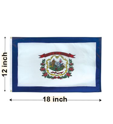 12"x18" West Virginia Nylon Outdoor Flag